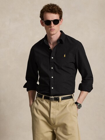 Polo Ralph Lauren Slim fit Ing - fekete: elől