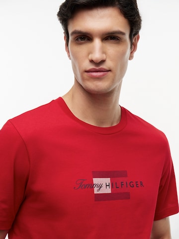 TOMMY HILFIGER - Camisa em vermelho