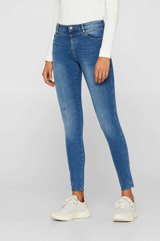 Skinny Jeans de la ESPRIT pe albastru: față