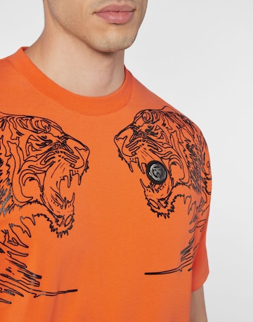 Plein Sport T-Shirt ' Tiger ' in Orange