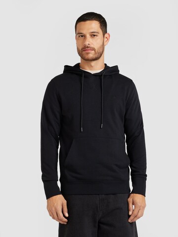 Sweat-shirt 'JJEPaulos' JACK & JONES en noir : devant