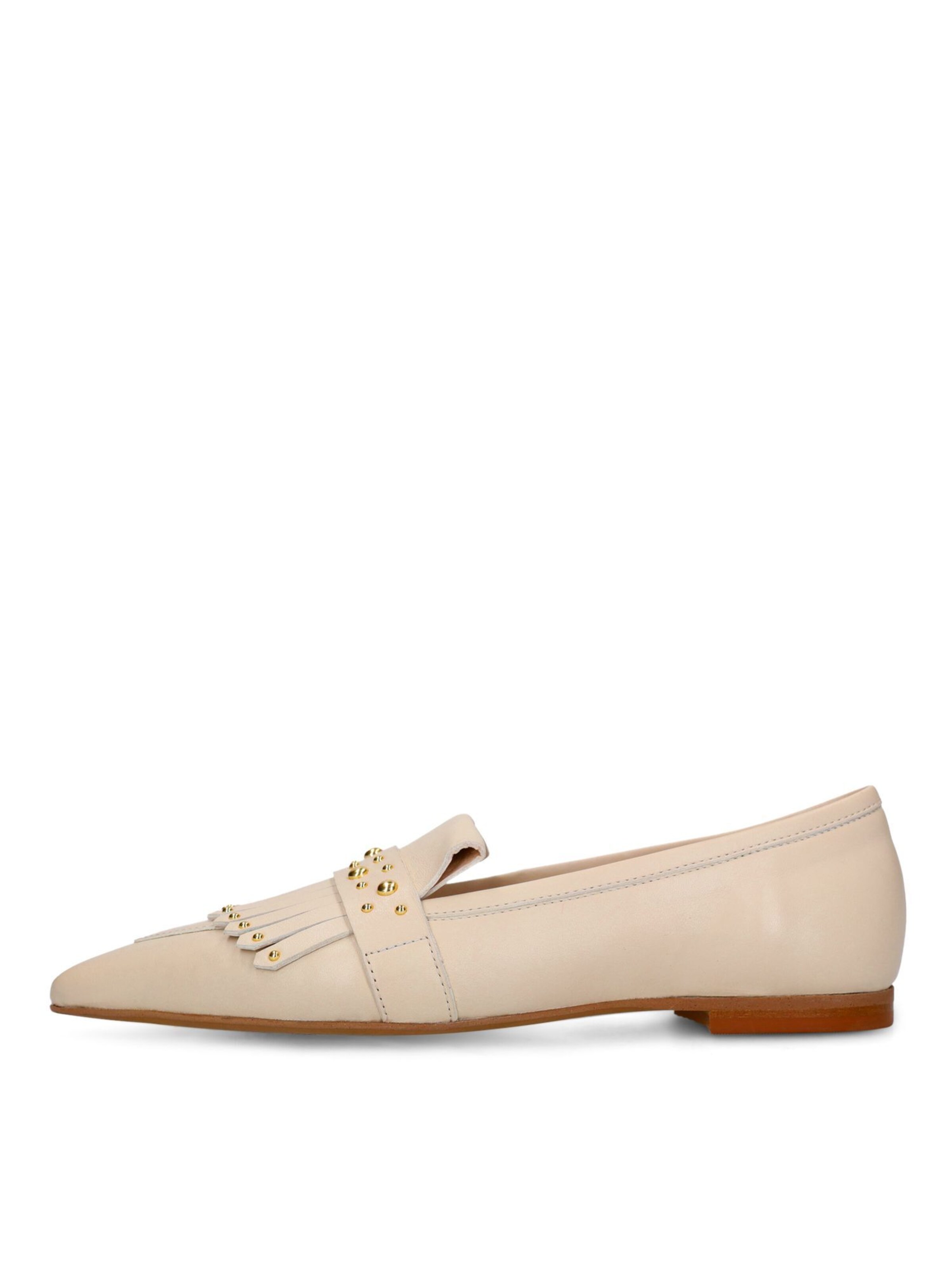 Mocassin MANFIELD en blanc