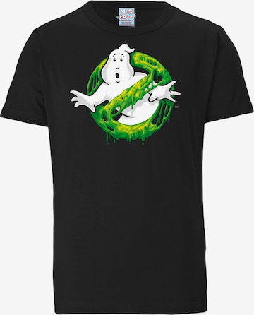 LOGOSHIRT T-Shirt 'Ghostbusters – Slime Logo' in Mischfarben: predná strana