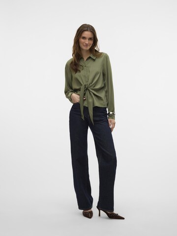 Chemisier 'LEO' VERO MODA en vert