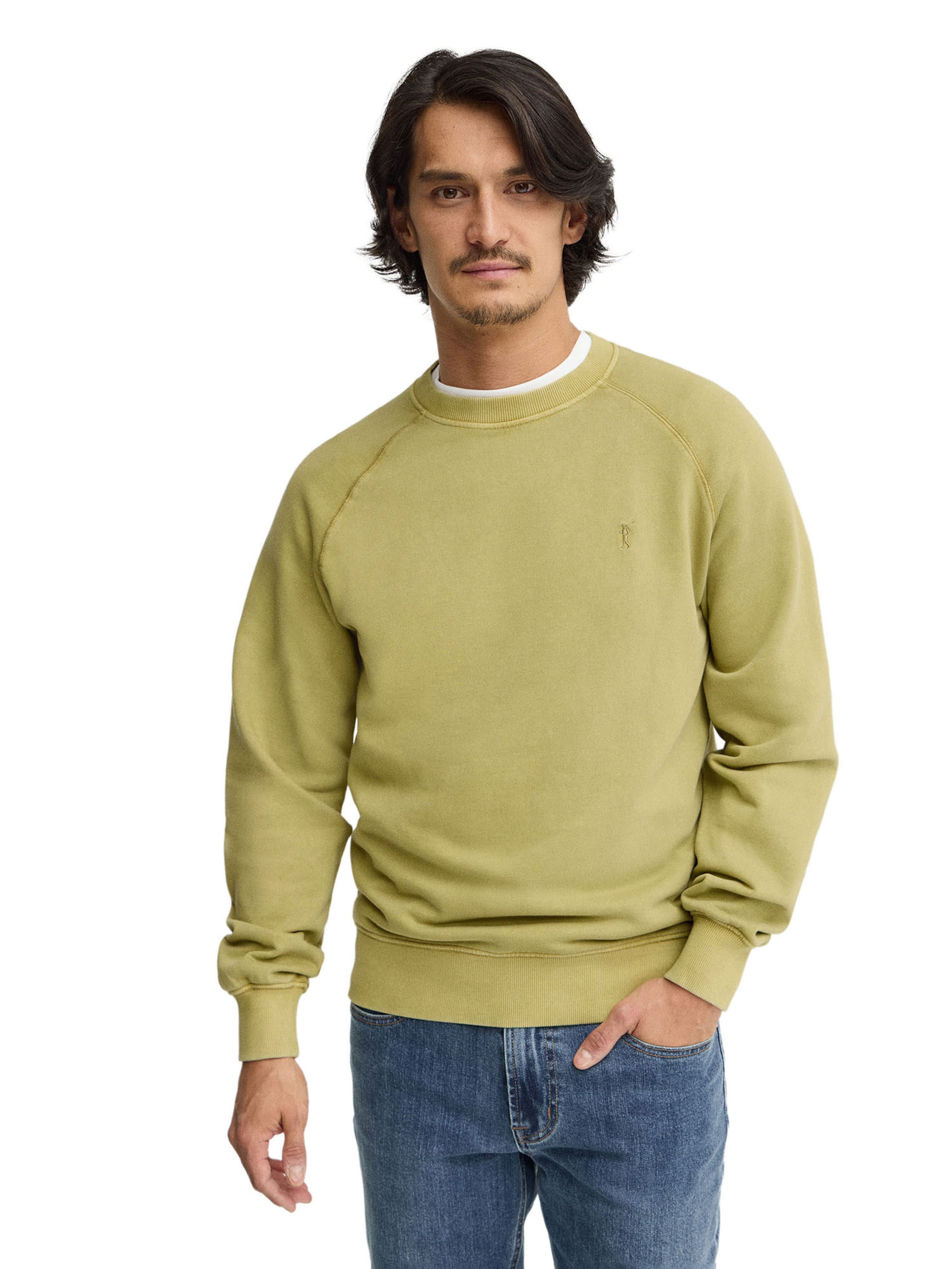 Polo Club Sweatshirt 'Rigby' in Green: front