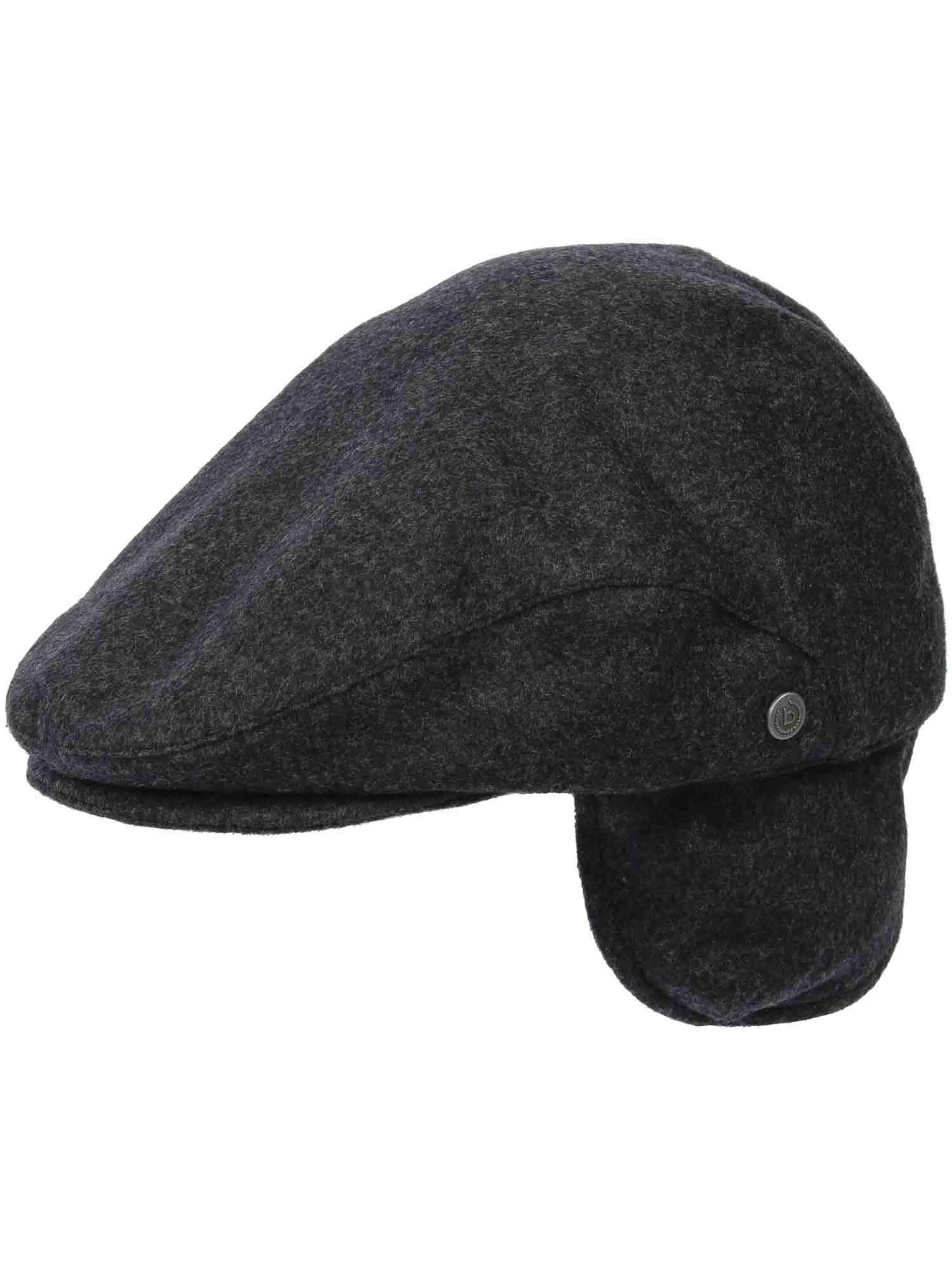 bugatti Flatcap in Grau: Vorderseite
