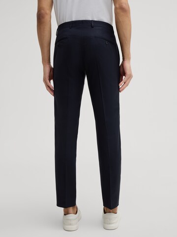 Coupe slim Pantalon à plis 'Blayr' JOOP! en bleu
