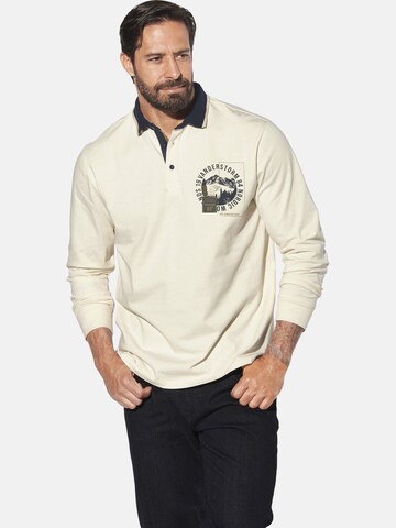 Jan Vanderstorm Shirt 'Olsland' in Wit: voorkant