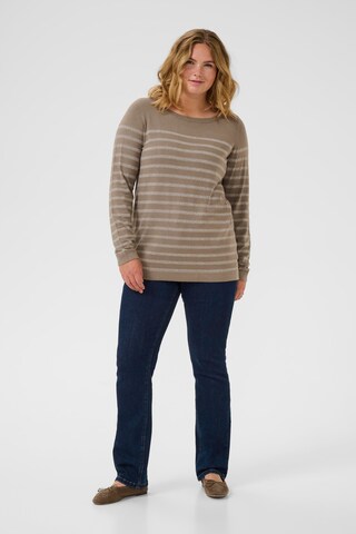 KAFFE CURVE Trui 'KClinia' in Beige