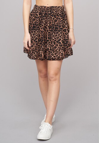 Cloud5ive Skirt in Brown: front