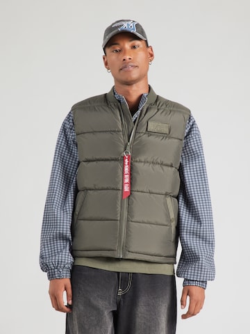ALPHA INDUSTRIES Liivi värissä vihreä: etupuoli