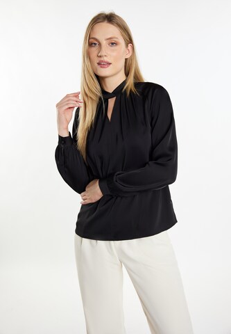 DreiMaster Klassik Blouse 'Klassik' in Black: front