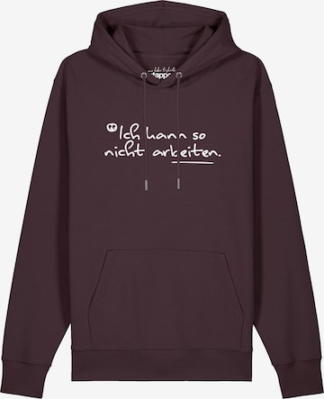 Watapparel Sweatshirt in Rood: voorkant