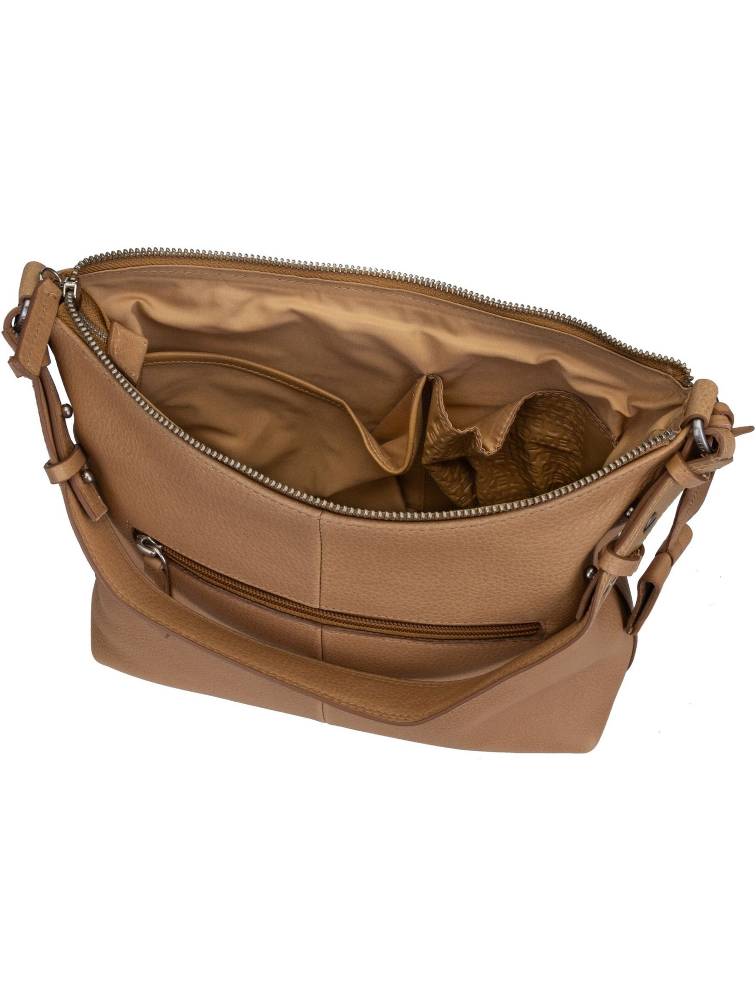 Burkely Schultertasche 'Soft Skylar 1000337' in Beige