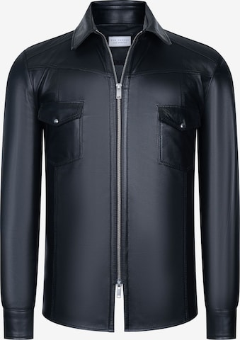 Ron Tomson Between-Season Jacket in Black: front