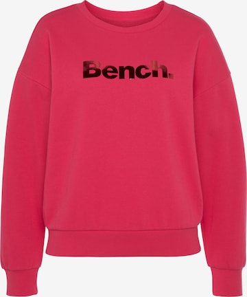 BENCH Sweatshirt in Roze: voorkant