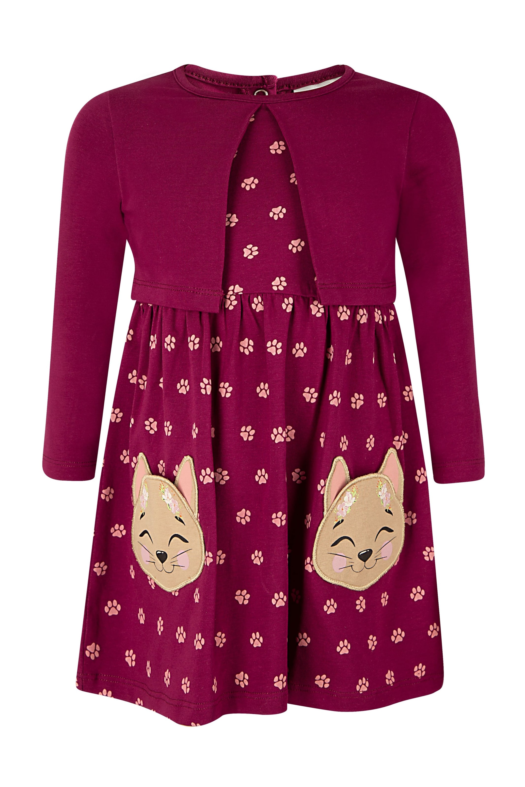 happy girls Kleit, värv punane: eest vaates