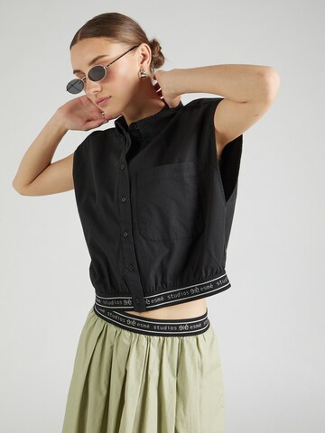 Esmé Studios Blouse 'Calla' in Black: front