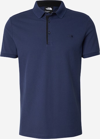 Tricou de la THE NORTH FACE pe albastru: față