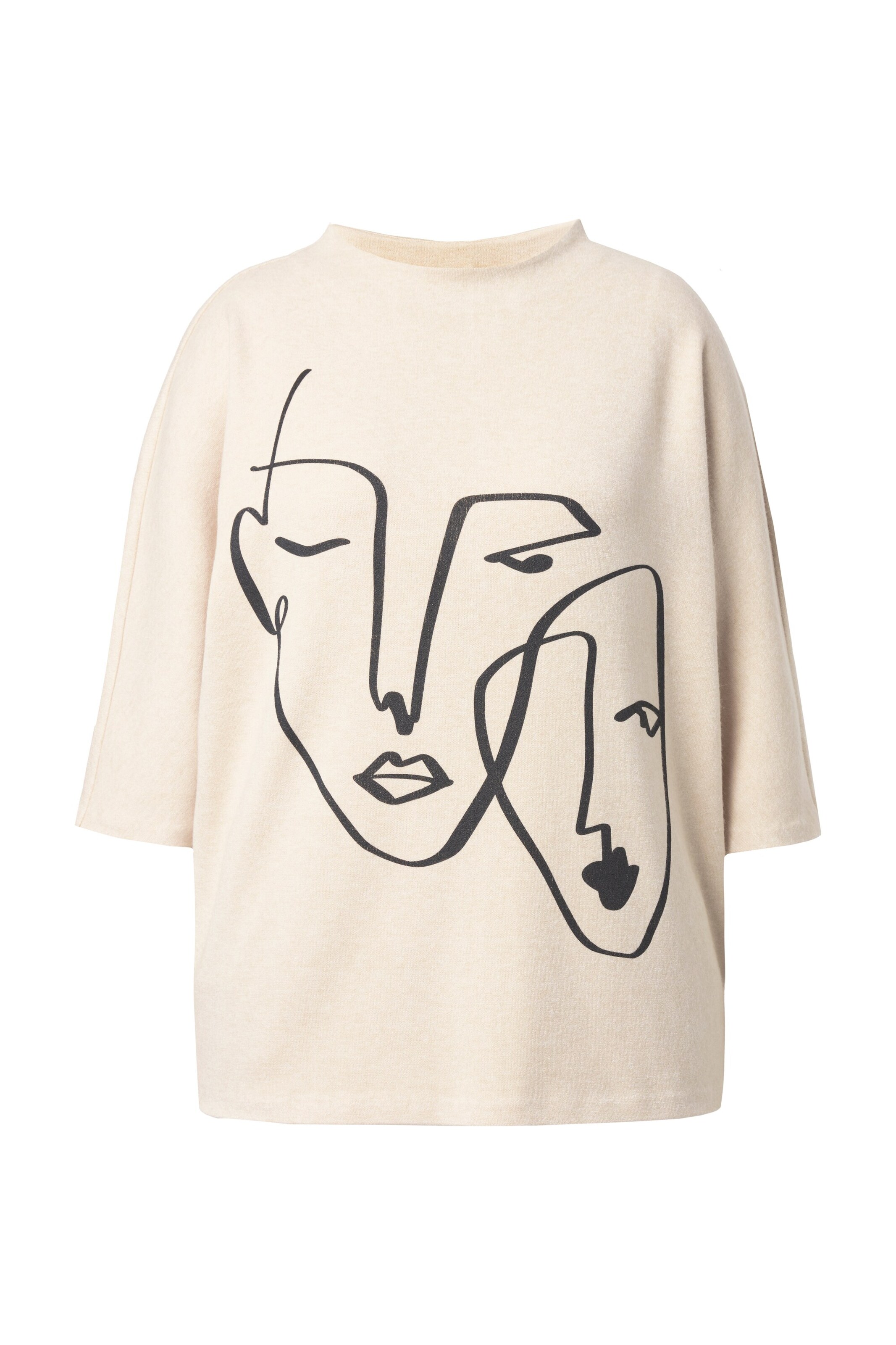 MIAMODA Sweater in Black / Off white, Item view