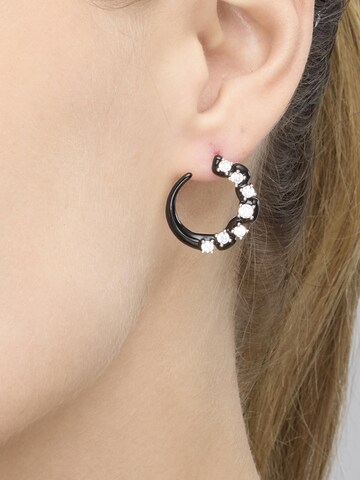 Luxenter - Pendientes 'Dekbu' en negro