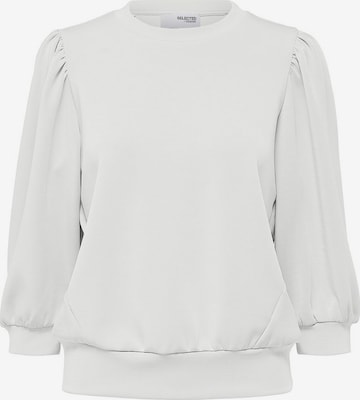 SELECTED Sweatshirt 'Tenny' in Wit: voorkant