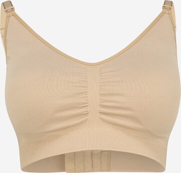 JoJo Maman Bébé Regular Nursing Bra in Beige: front