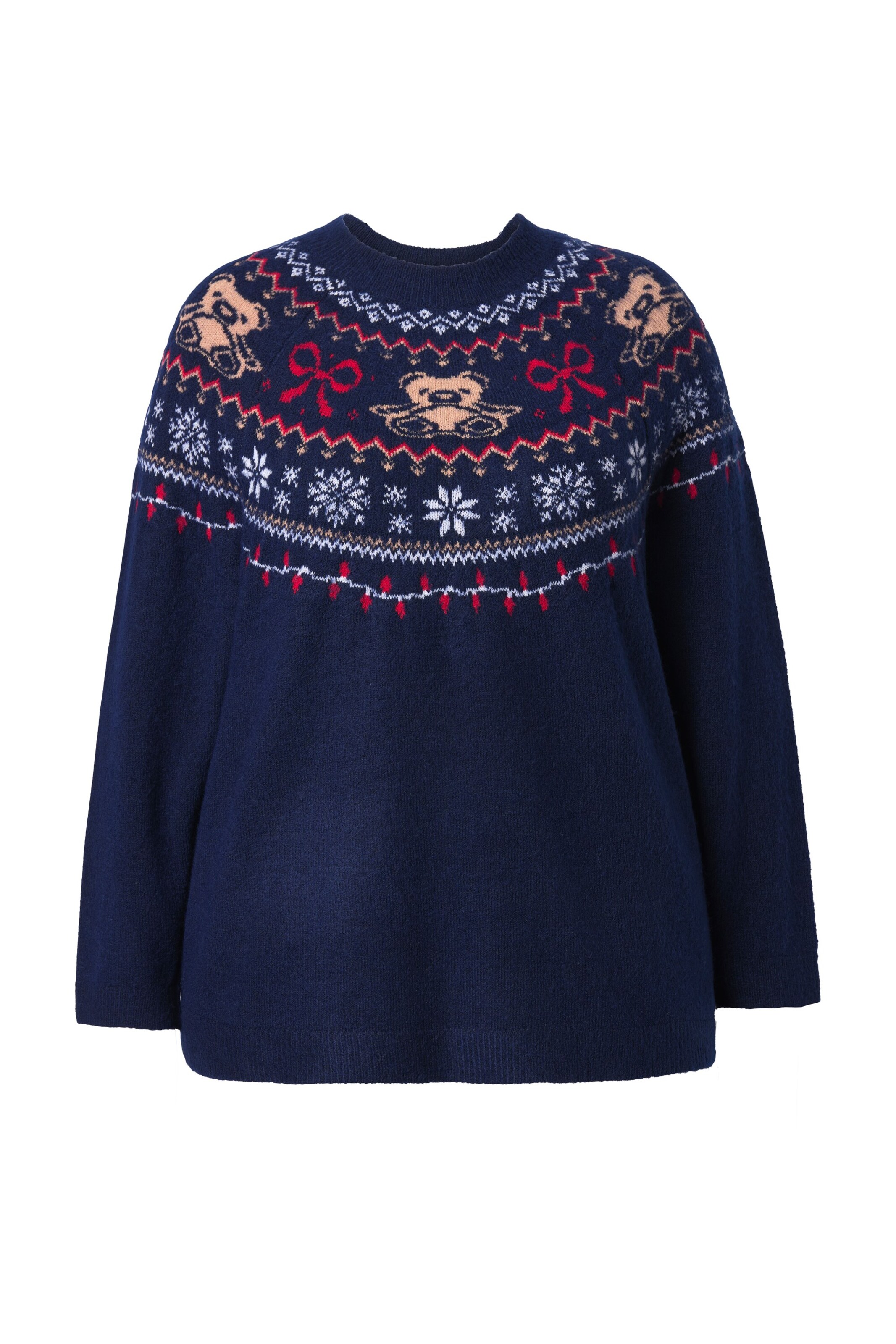 Ulla Popken Pullover in Blau: Vorderseite