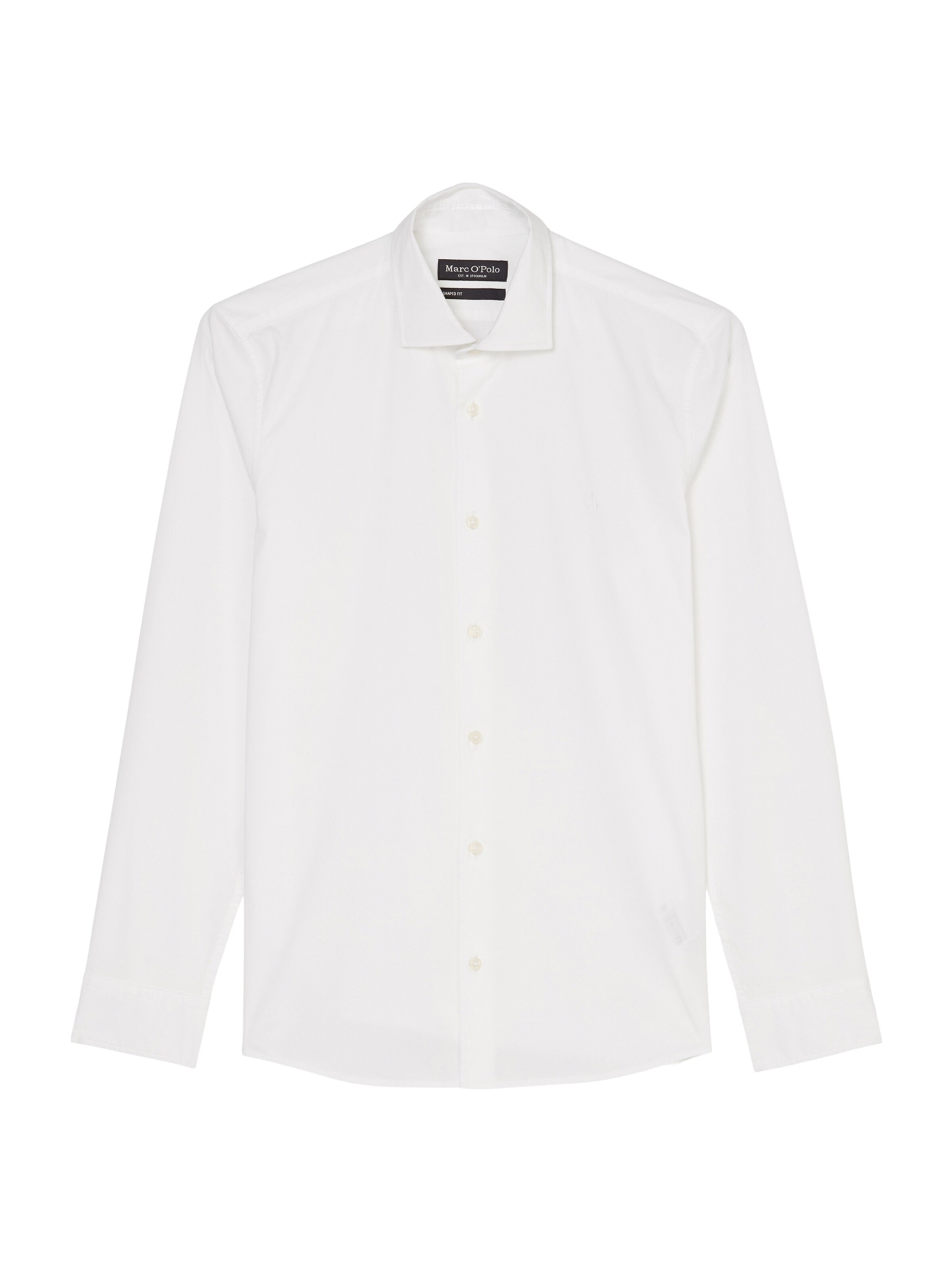 Marc O'Polo Slim Fit Skjorte i hvid: forside