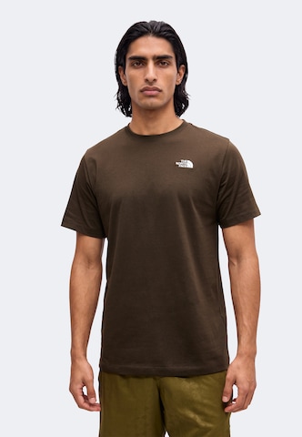 THE NORTH FACE Bluser & t-shirts 'Evolution Simple Dome' i brun: forside