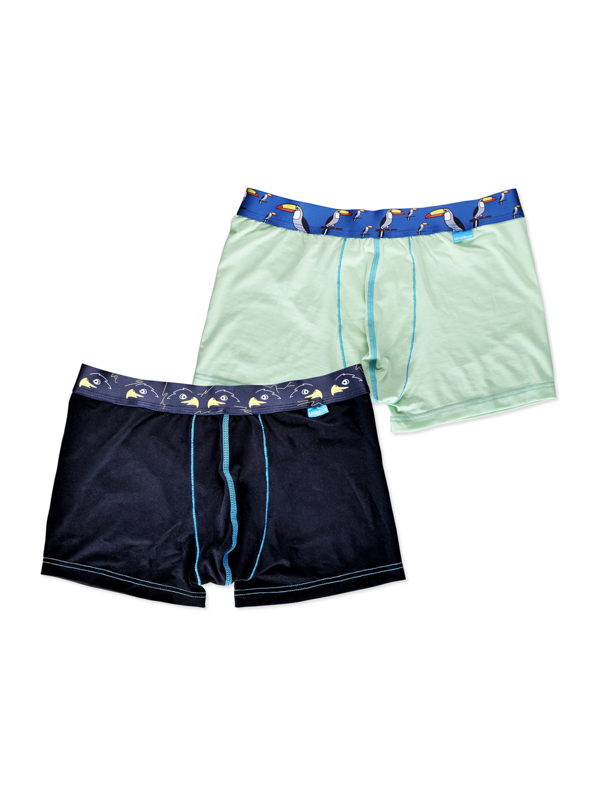 UNABUX Boxer shorts in Green: front