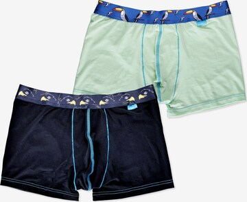 UNABUX Boxer shorts 'TUCAN DANDY' in Blue: front