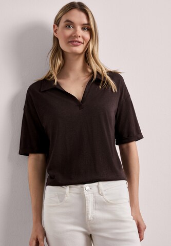 STREET ONE Shirt in Brown: front