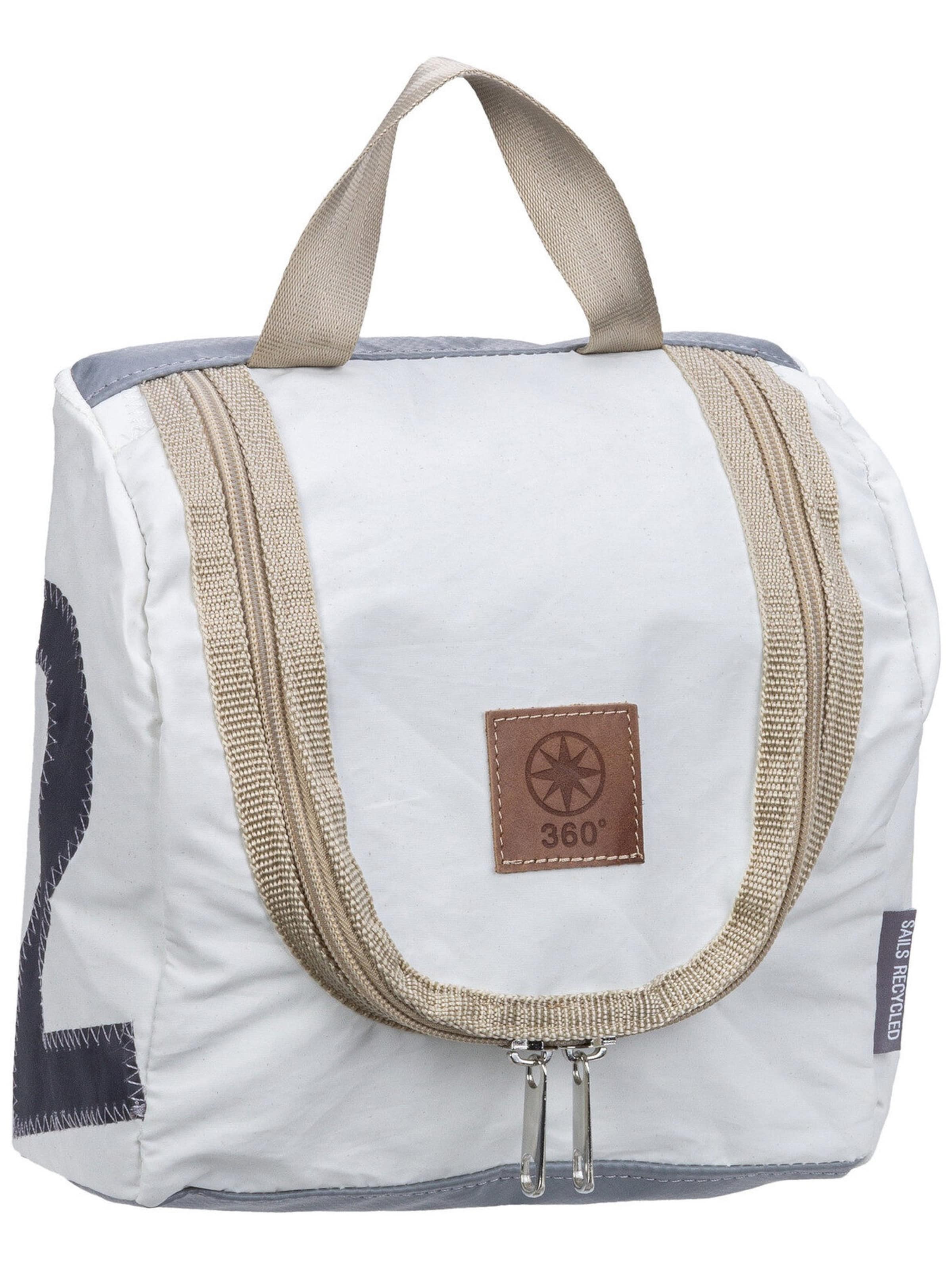 360 Grad Toiletry Bag ' Matrose XL ' in White: front