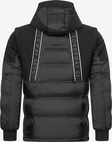 Geographical Norway Winterjacke in Schwarz