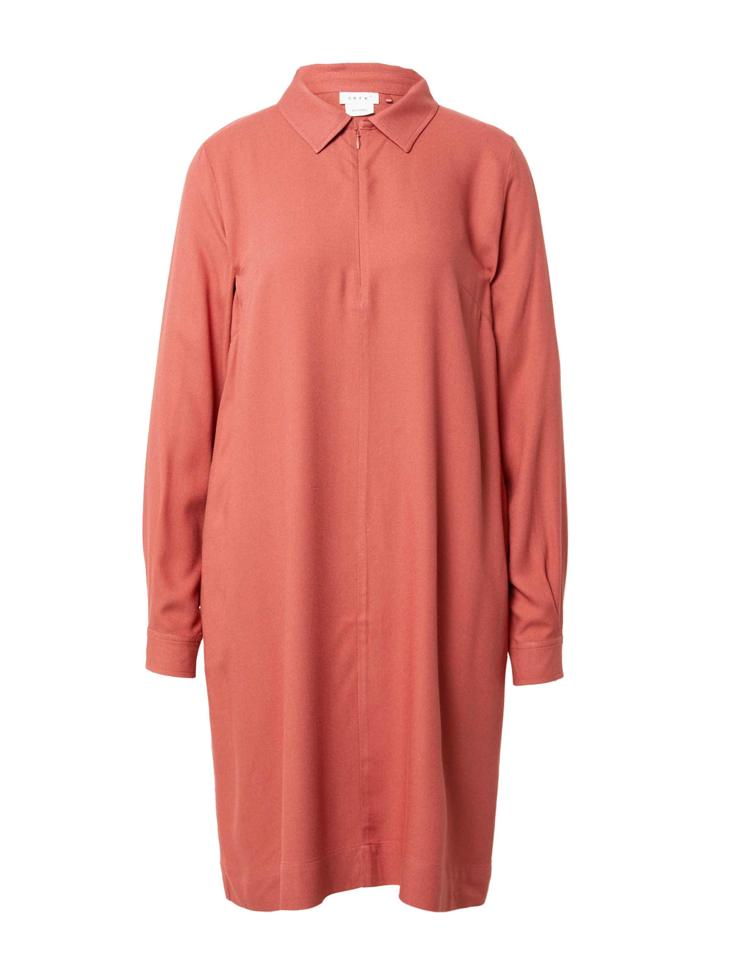 SKFK Košeľové šaty 'KAROL' - Oranžová: predná strana