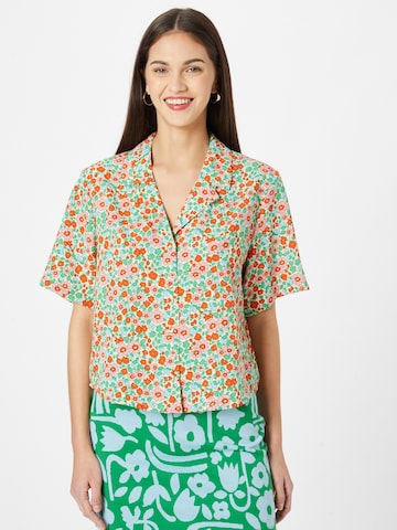 Monki - Blusa em amarelo: frente