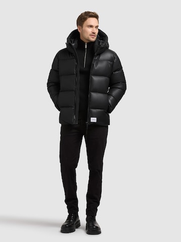 khujo Winterjacke 'Coen' in Schwarz