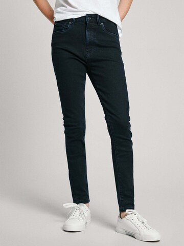 Skinny Jean Pepe Jeans en bleu : devant