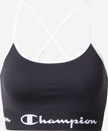 Champion Authentic Athletic Apparel - Bustier Sujetador deportivo en negro: frente