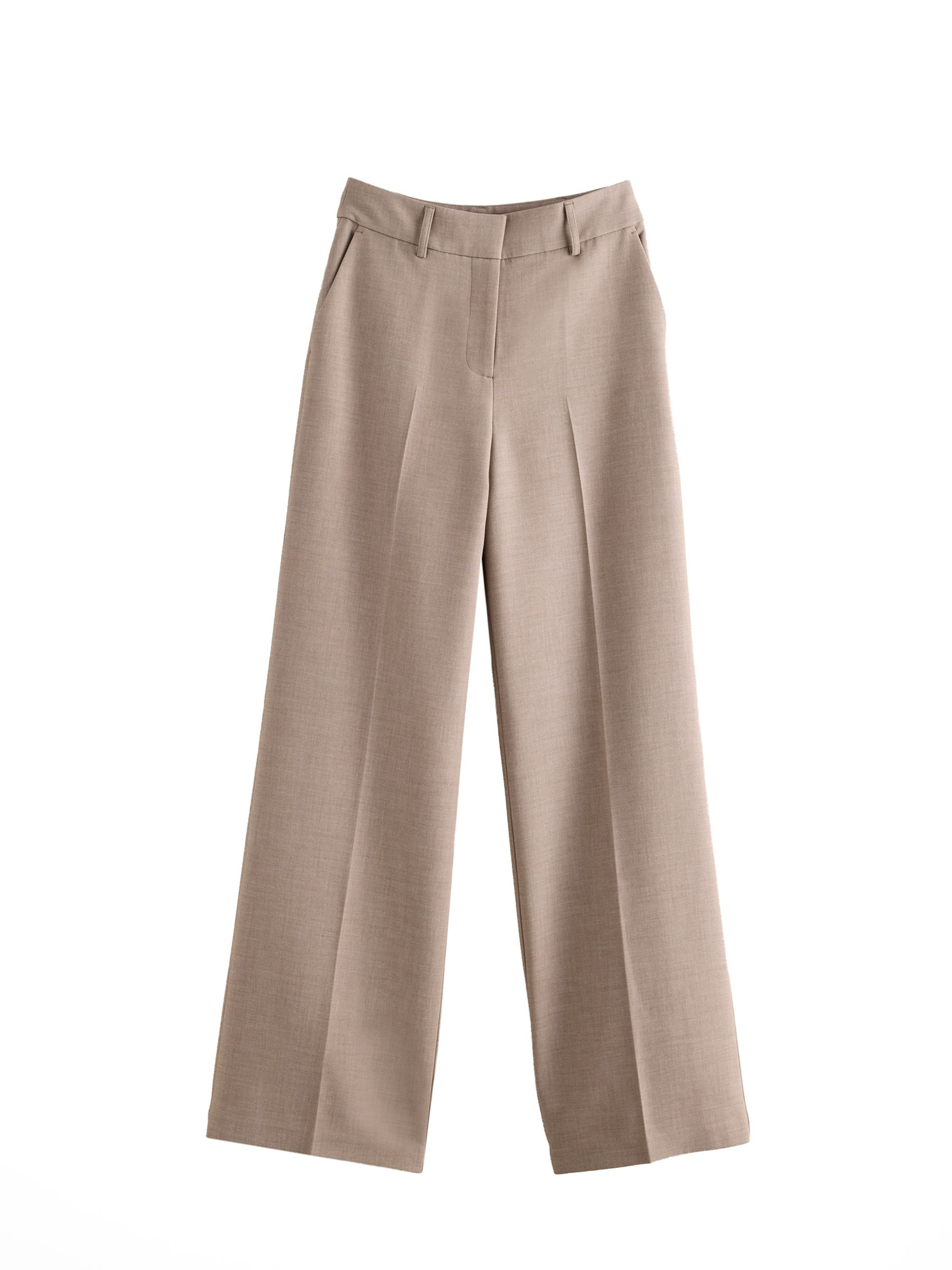 Lipsy Trousers in Beige: front