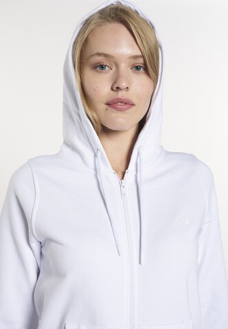DENIM CULTURE Sweat jacket 'Yasenia' in White