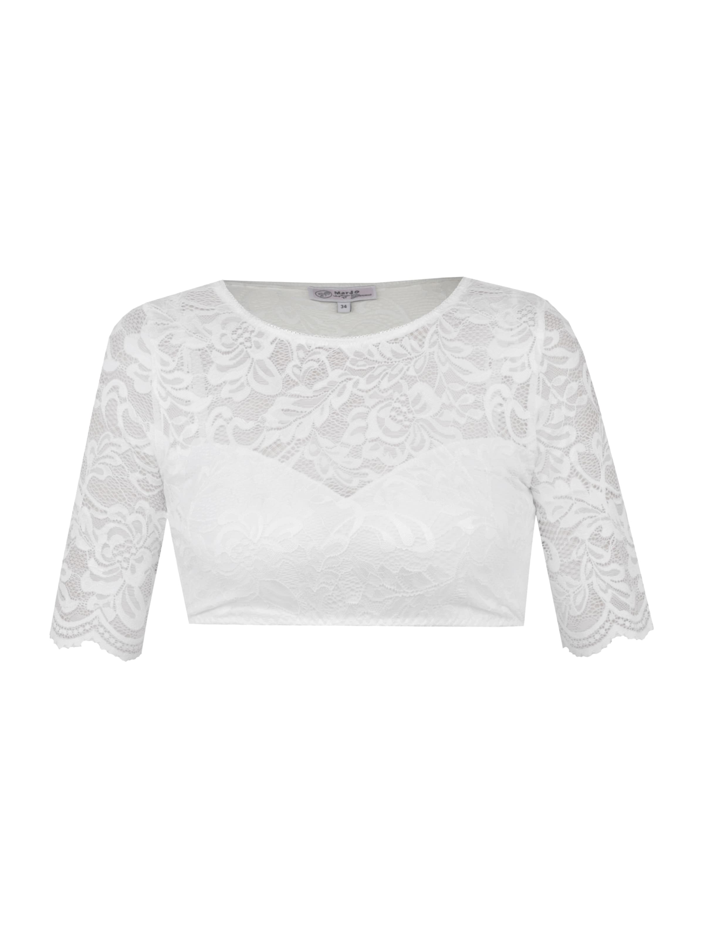 MARJO Blúzka 'Aholfing' - Biela: predná strana