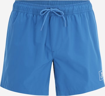 Marc O'Polo Regular Badeshorts 'Essentials' in Blau: predná strana