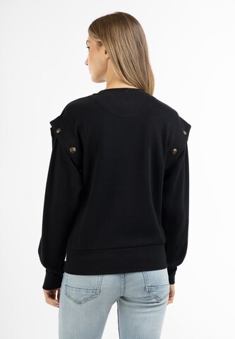 DreiMaster VintageSweater majica 'Takelage' - crna boja