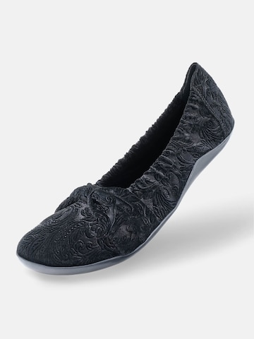 BÄR Ballet Flats 'Elly Textil' in Black
