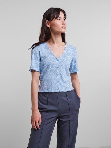 PIECES Shirt 'Volipe' in Blue: front