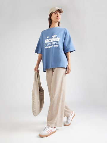 TOPSHOP Shirt 'Sicilia' in Blue