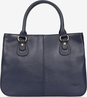Hexagona Handtasche 'République' in Blau: Vorderseite