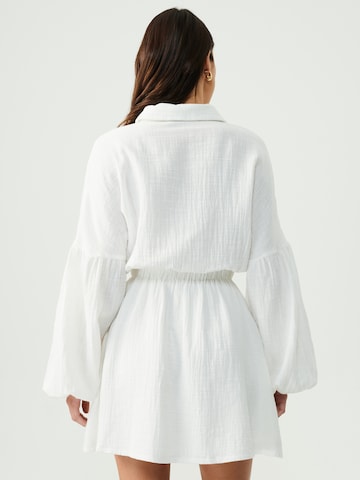 St MRLO Shirt Dress 'TOPEKA' in White: back